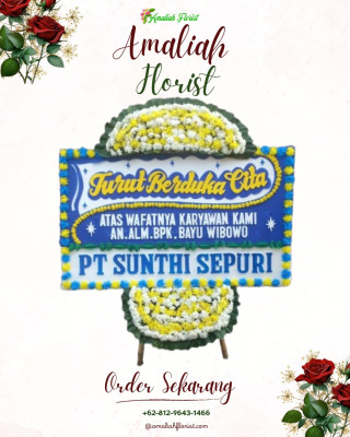 Papan Bunga Duka di Pesurungan Lor